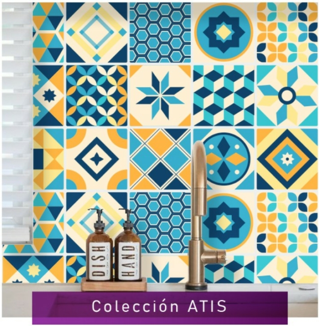 Azulejos de Vinilo Autoadhesivos - Colección ATIS