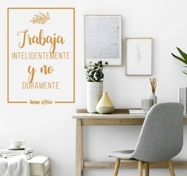 Frase Decorativa Home Office para Pared - Imagen 5