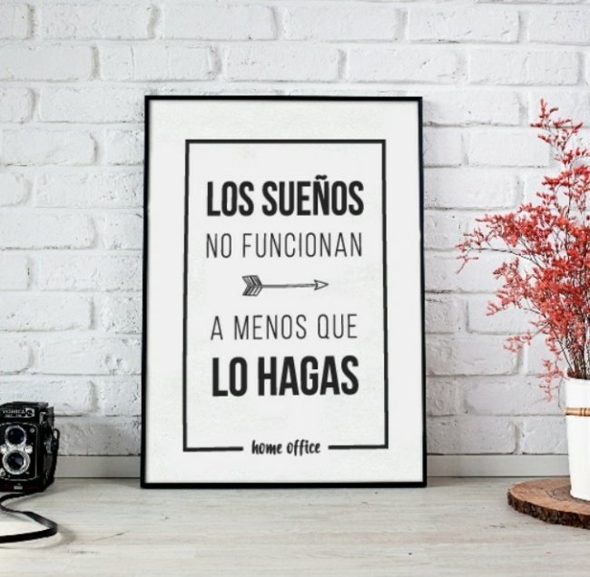 Frase Decorativa Home Office para Pared - Imagen 6