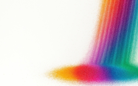 Arena y Piedritas de Colores