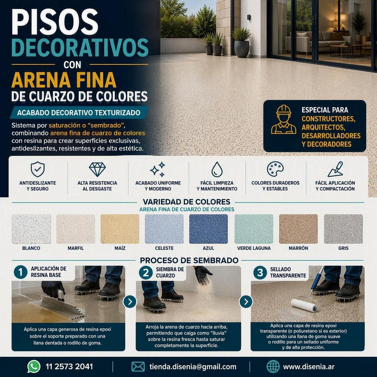10 Kilos de Arena de Cuarzo Fina de Color